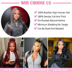 Straight Lace Front Wigs Human Hair 13X4 Hd Lace Front Wigs Human Hair Pre Plucked 180 Density Glueless Wigs Human Hair 28 Inch Lace Frontal Wigs Human Hair for Black Women