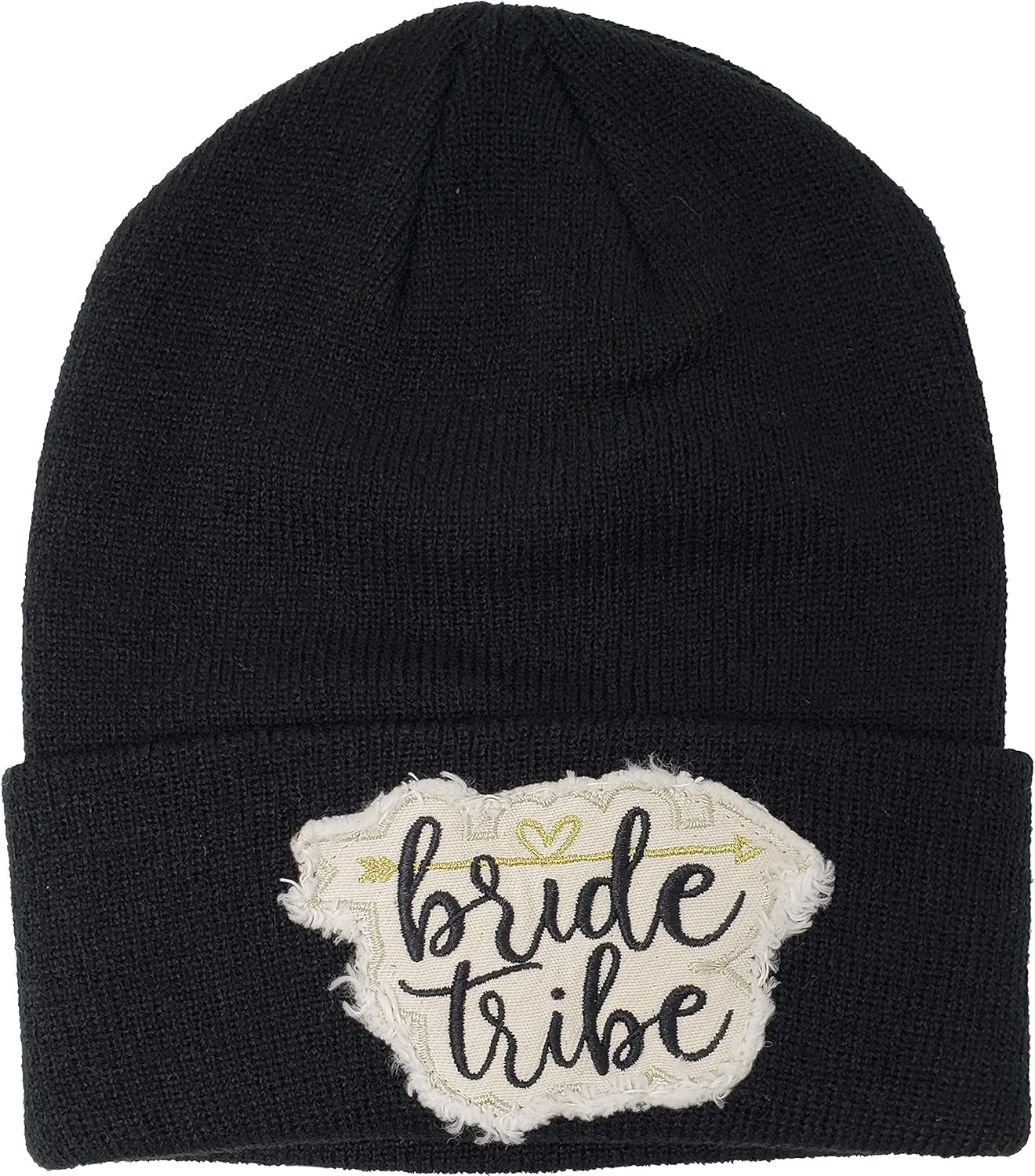 Patch Beanie - Bride Tribe (Black)