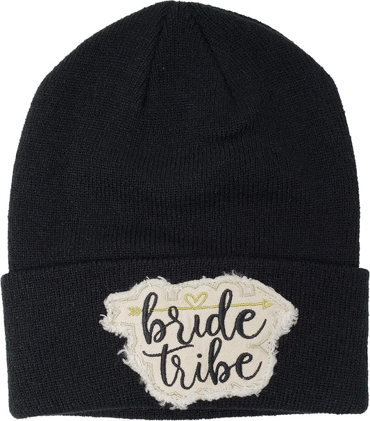 Patch Beanie - Bride Tribe (Black)