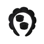2024 Fashion Sponge Headband for Women Girls Puffy Hair Band Makeup Bubble Retro Terry Cloth Headbands Hair Accessories Headwear