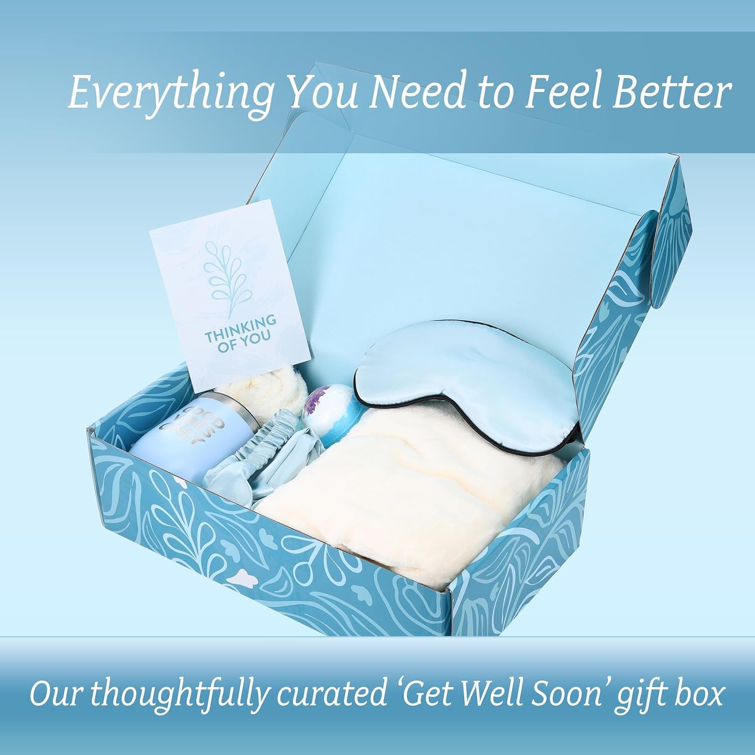 Get Well Gifts for Women - after Surgery Care Package for Women - Thoughtful Get Well Soon Gift Basket & Sick Care Package for Comforting Recovery