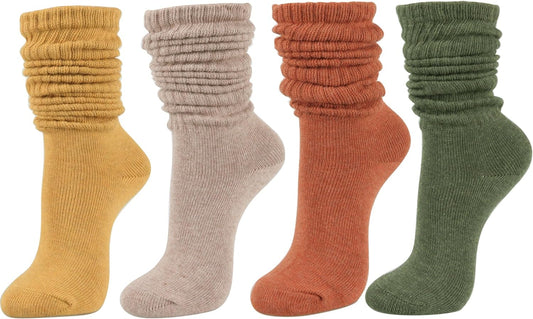Women'S Fall Winter Slouch Knit Socks - Slouchy & Scrunch Socks for Women