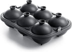 Ice Cube Molds – Large Silicone Ice & Sphere Mold Combo with Built-In Easy-Fill Funnel 2-Inch round & Square Whiskey Ice Molds for Cocktails & Bourbon