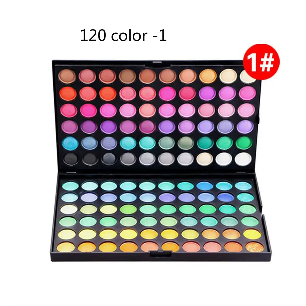 Makeup Set Kit 120 Color Eye Makeup Waterproof Make up Nude Eye Shadow Palette Glitter Matte Pigmented Powder Pressed Eyeshadow