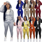 11 Colors Fall Winter 2 Piece Pants Set Women Fall 2025 Women Clothes Hoodies Sweatshirt Outfit Two Piece Pants Set Clothes