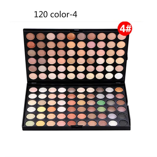 Makeup Set Kit 120 Color Eye Makeup Waterproof Make up Nude Eye Shadow Palette Glitter Matte Pigmented Powder Pressed Eyeshadow