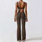 New Gym Set Women Training Yoga Suit Sportswear Women Sports Jumpsuit Fitness Rompers Stretch Female Push up Workout Bodysuits