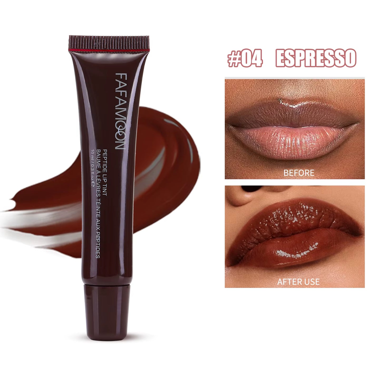 Moisturizing Mirror Water Light Lip Gloss Nude Brown Lip Oil Makeup Plumping Liquid Lipstick Transparent Cosmetics Make up New