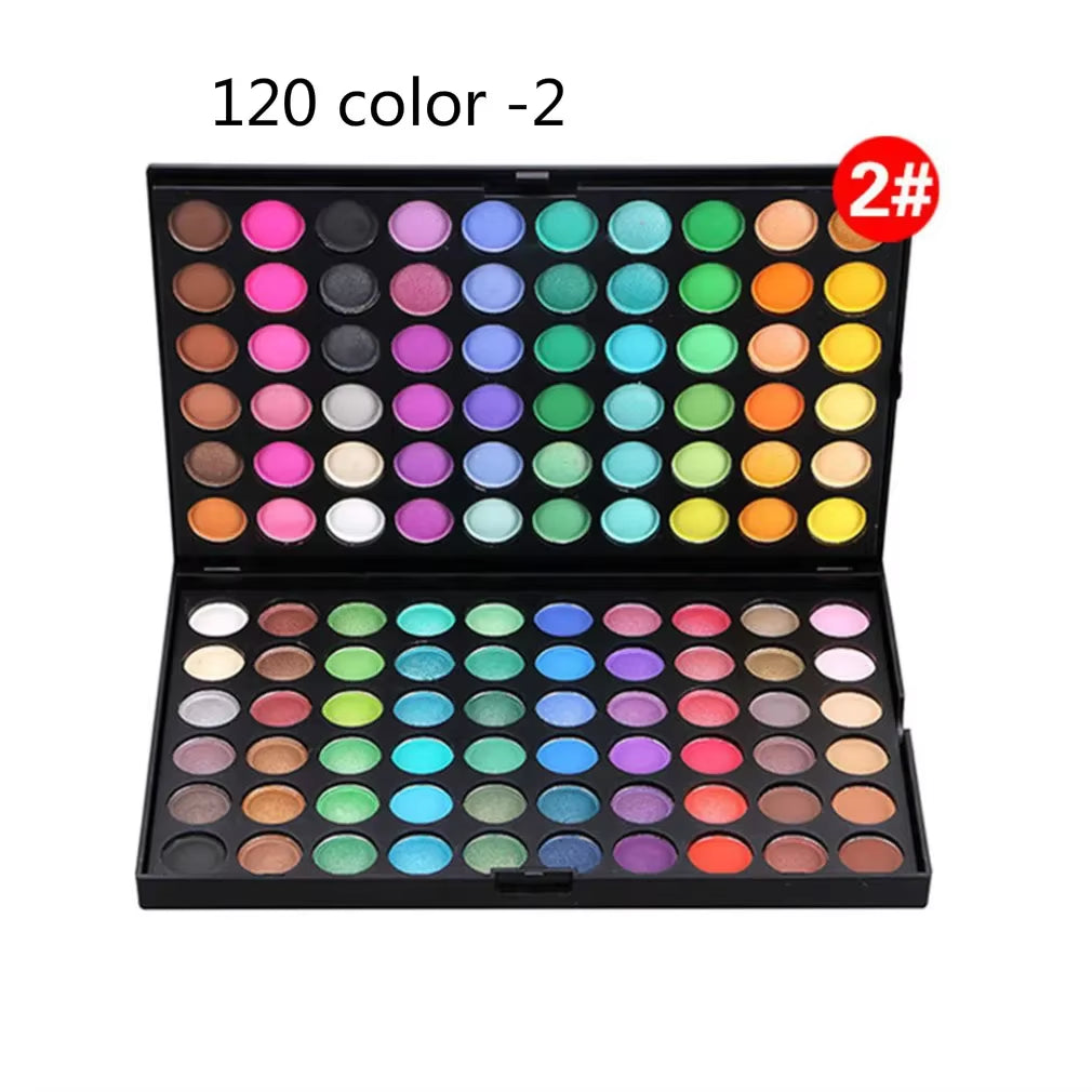 Makeup Set Kit 120 Color Eye Makeup Waterproof Make up Nude Eye Shadow Palette Glitter Matte Pigmented Powder Pressed Eyeshadow