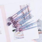 Makeup Brush 10 Piece Suit Makeup Tools Soft Hair Powder Blusher Brush Eye Shadow Makeup Suit