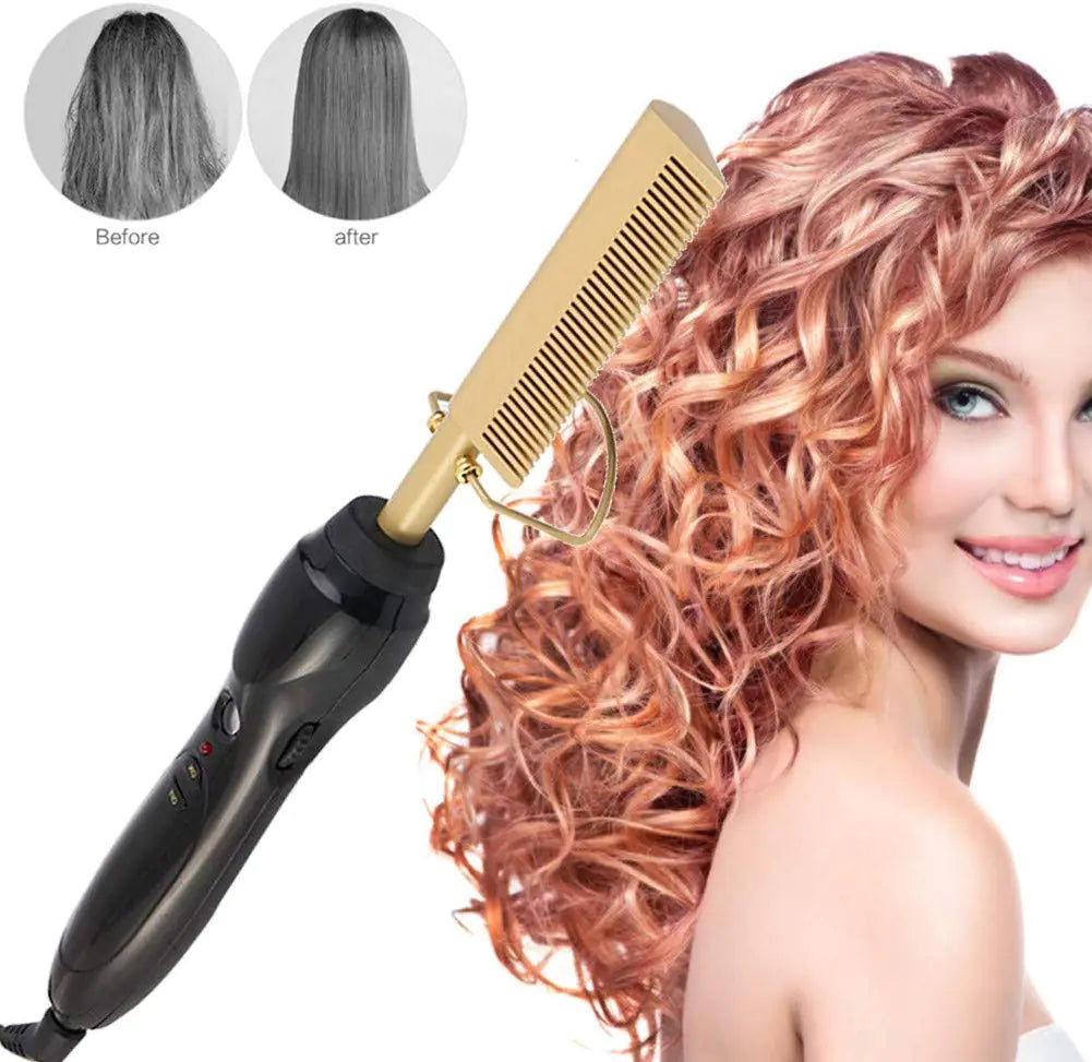 Electric Hair Curler Brush, Wet & Dry Styling Tool