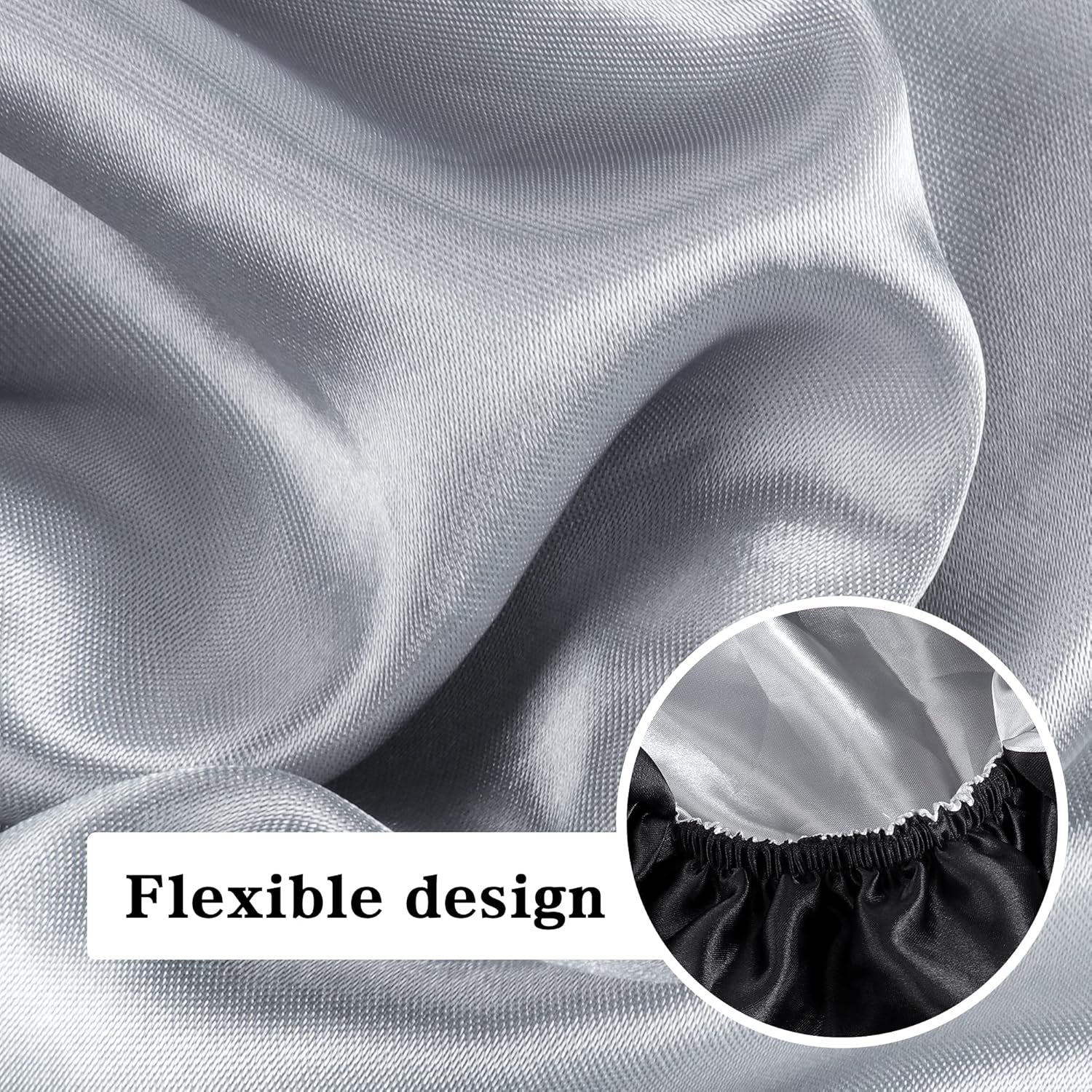 Satin Bonnet for Sleeping, Silk Bonnet Hair Wrap Bonnet for Sleeping Women Double Layer Large with Tie Band Night Cap Gifts