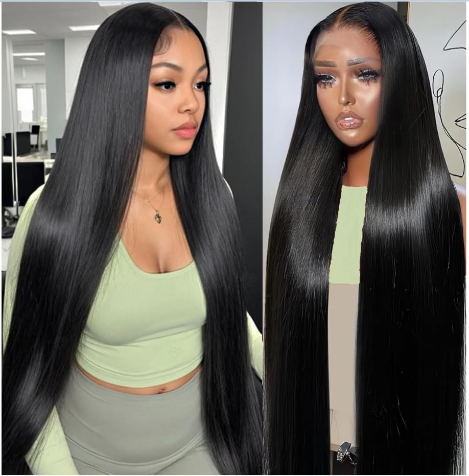 Straight Lace Front Wigs Human Hair 13X4 Hd Lace Front Wigs Human Hair Pre Plucked 180 Density Glueless Wigs Human Hair 28 Inch Lace Frontal Wigs Human Hair for Black Women