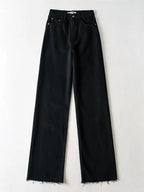 Casual Fashion Straight Leg Women'S Jeans Denim Bottom Harajuku Boyfriend Long High Waist Baggy Jeans Fall Pants