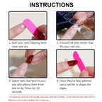 Square Press on Nails Long,French Tips Fake Nails with Rhinestones 3D Star Shiny Charms Designs Coffin False Nails White Nails Tips Artificial Nails Supplies Full Cover Glue on Nails for Women 24Pcs