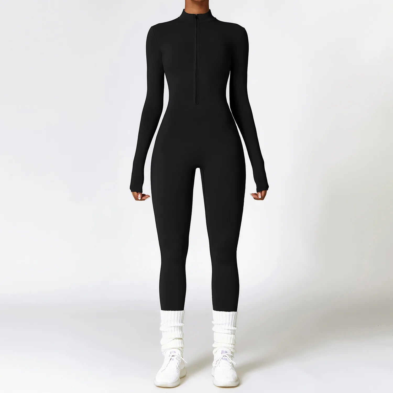 Women'S Clothes Yoga Set Yoga Jumpsuits One Piece Workout Long Sleeve Rompers Sportswear Gym Set Workout Tracksuit Bodysuits