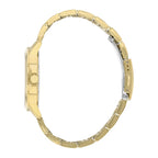 Reloj De Vestir Quartz Japonés Chapado En Acero Inoxidable BF2013-56P Dorado Para Hombre