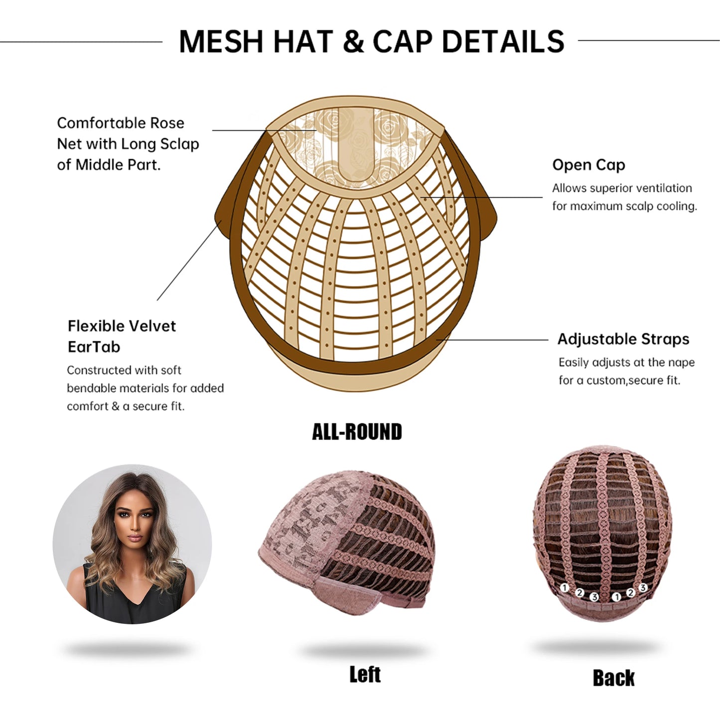 Brown Curly Synthetic Wig Short Wavy Bob Ombre Wigs Platinum Highlight Wig Daily Party Wig for Women Heat Resistant Wig