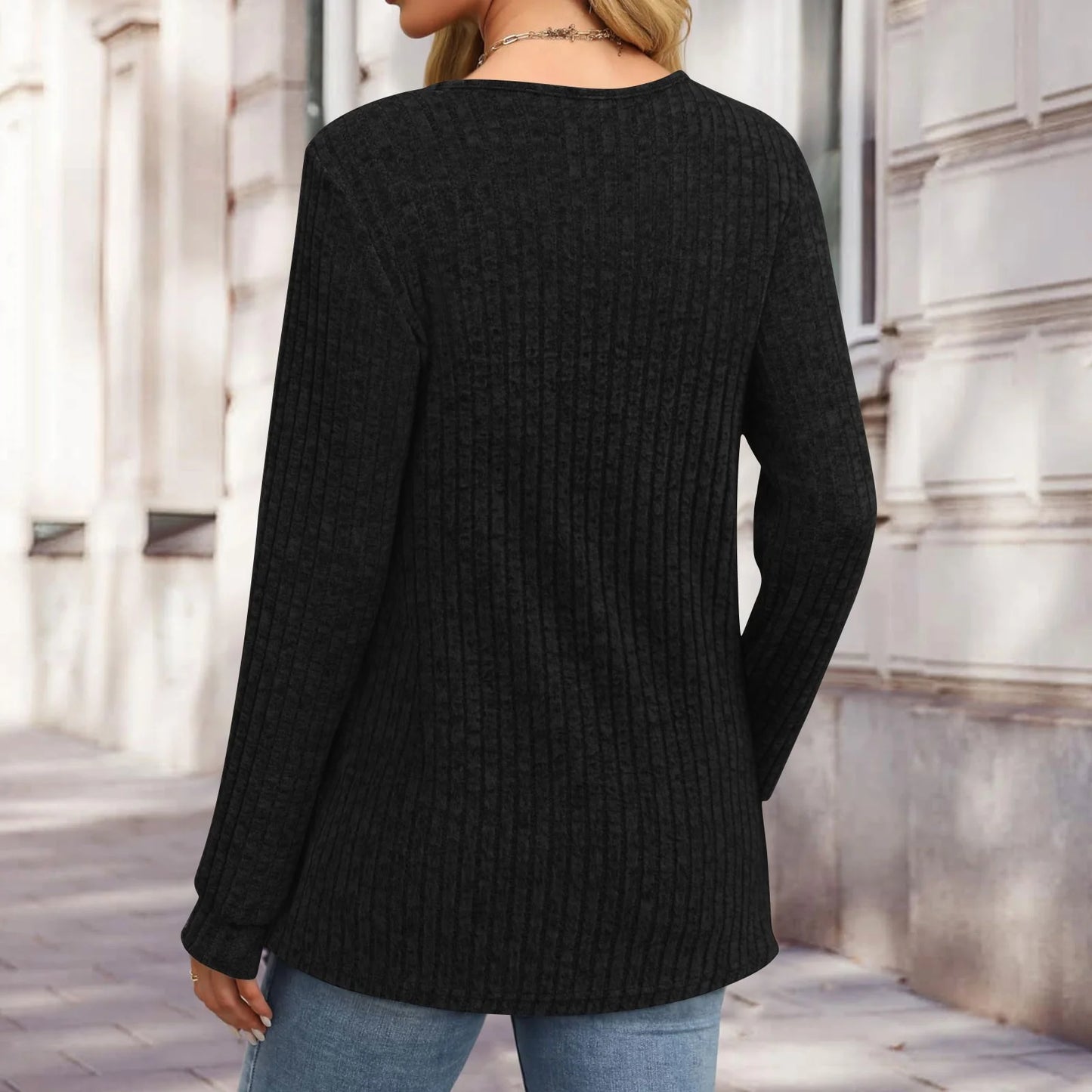 Clearance Womens Clothing plus Size Womens 2025 Fall V-Neck Sweaters Long Sleeve Loose Oversized Knitted Casual Knit Pullover