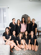 Womens Pajamas Set Short Sleeve Sleepwear Button down Nightwear Shorts Soft Pj Sets S-XXL