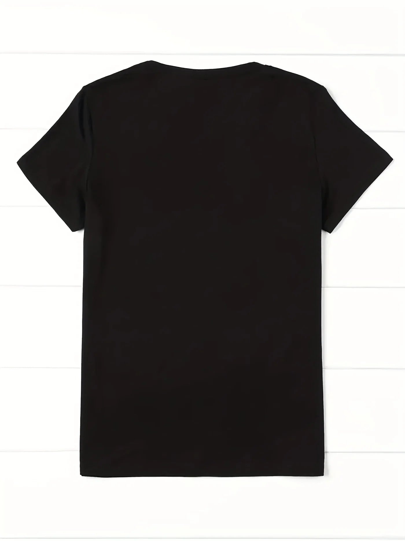 Heart & Graphic Print Crew Neck T-Shirt, Casual Short Sleeve Summer Top, Women'S Clothing