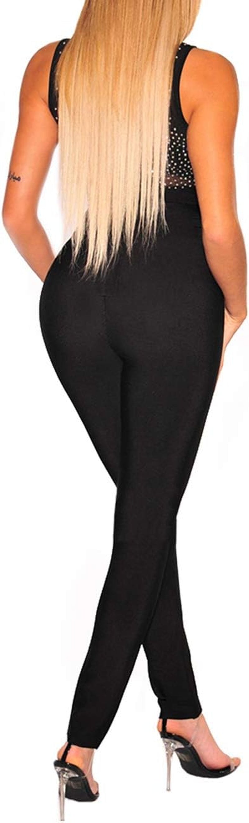 Women Long Sleeves Mesh See through Jumpsuit Bodysuit Top Leotard